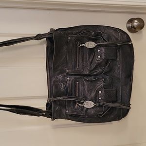 Juicy Couture Leather Messenger Bag